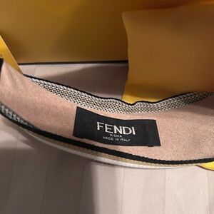 Fendi Beige and Black Hat